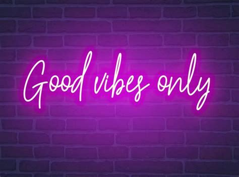 Good Vibes Only Neon Sign,good Vibes Only Neon Light Sign,good Vibes Only Led Sign,good Vibes ...