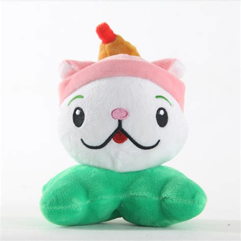 16cm Plants VS Zombies Soft Plush Toy Doll PVZ Cattail Plush Sucker Pendant Stuffed Doll ...