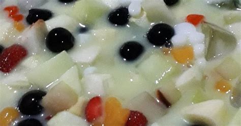 Resep Es buah susu oleh Della - Cookpad