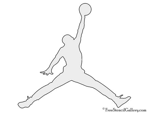 Air Jordan Jumpman Stencil | Free Stencil Gallery