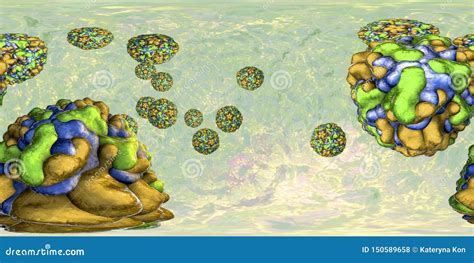 Rhinoviruses, the Viruses Which Cause Common Cold Stock Illustration - Illustration of health ...