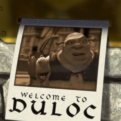 Shrek | Welcome to Duloc | "Welcome to Duloc" from SHREK has been stuck ...