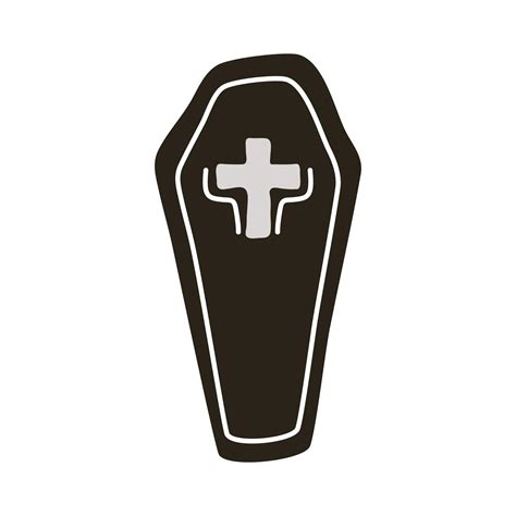 halloween coffin flat style icon 2484574 Vector Art at Vecteezy