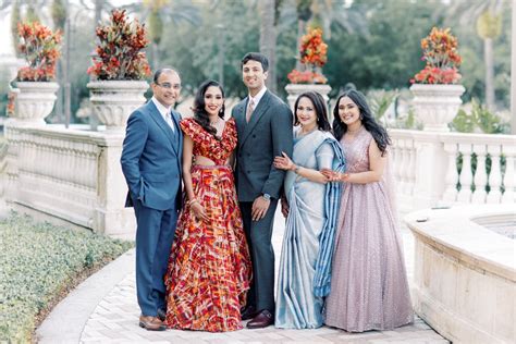 How do you organize large groups of family at Indian weddings