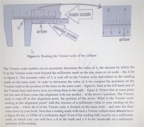 Solved The Vernier scale enables one to accurately determine | Chegg.com