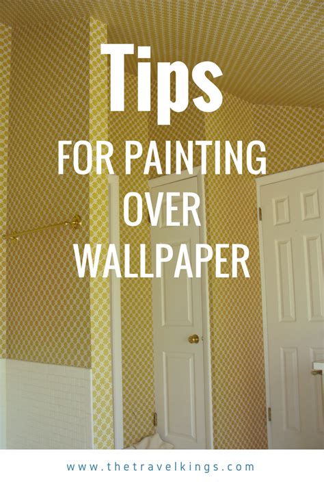 Tips for Painting Over Wallpaper