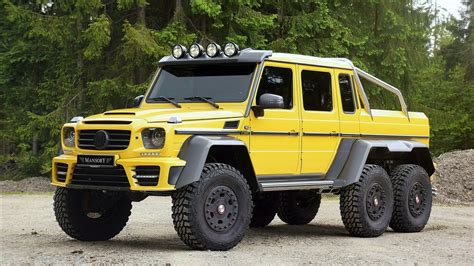 Download Yellow Car Off-road Mercedes-Benz G-Class Vehicle Mercedes-Benz G63 AMG 6x6 HD Wallpaper