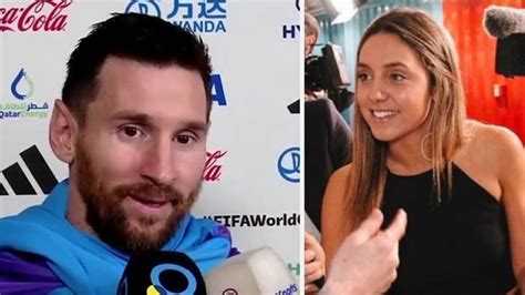 La cronista Sofía Martínez emocionó a Lionel Messi en una nota que se hizo viral: "Gracias ...