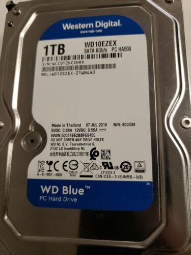 Western Digital WD Blue WD10EZEX 1TB 3.5" SATA Hard Drive WD10EZEX-21WN4A0 | eBay