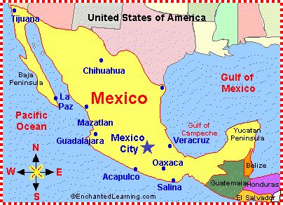 Map Of Southern Mexico – Map Of The World