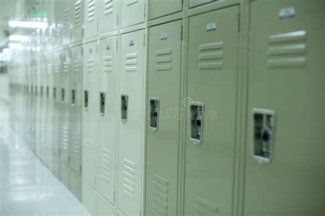 New School Lockers stock photo. Image of door, perspective - 7961134