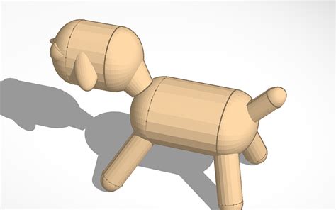 3D design Dog - Tinkercad