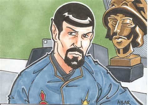 Star Trek Mirror Mirror Spock SketchCard by chicagogeekdad on DeviantArt