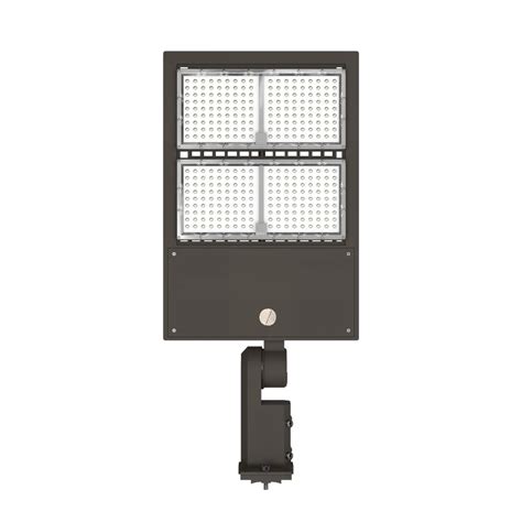 300W LED Pole Light With Photocell, 3000K, Universal Mount, Bronze, AC – LEDMyplace