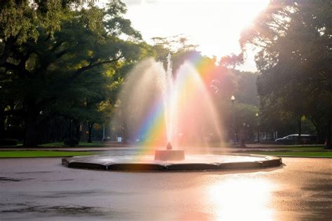 Water mist fountain park architecture. | Premium Photo - rawpixel