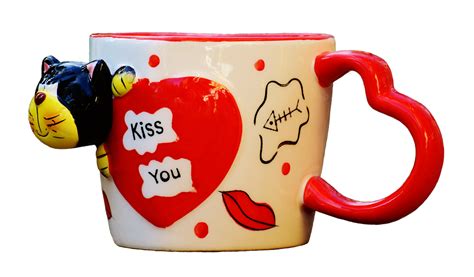 Coffee cup,funny,cat,heart,love - free image from needpix.com