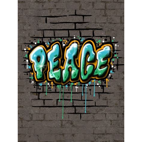 PEACE - GRAFFITI - urbanarts