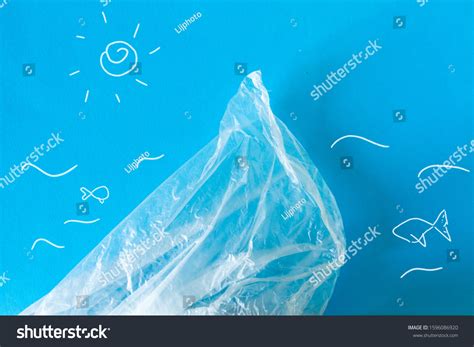 Plastic Bag Ocean Environmental Pollution Concept Stock Photo 1596086920 | Shutterstock