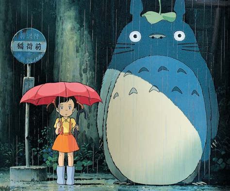 The Mysterious Girl On The My Neighbor Totoro Poster