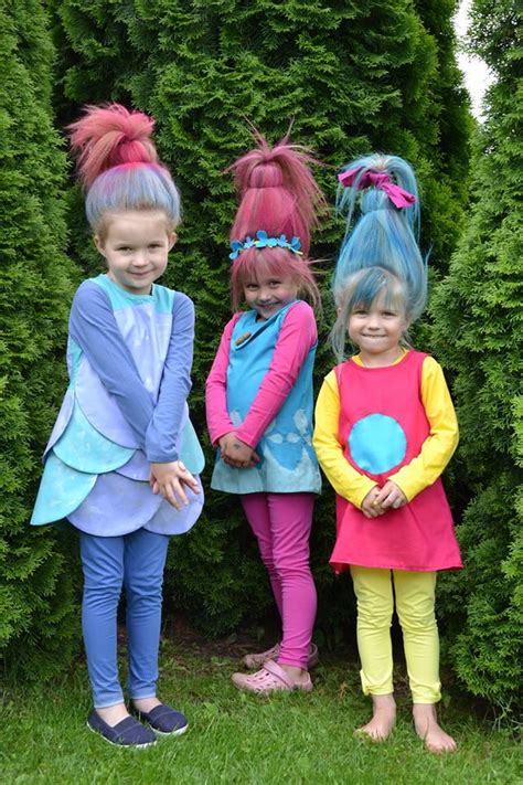 Poppy Costume For Kids, Official Trolls World Tour Children's Classic Dress Up Outfit For Girls ...