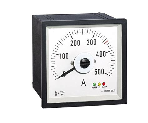 Wide Angle Analog Panel Ammeter 96*96mm , Analog Ac Amp Panel Meters Wtih Rectifer Ct500/5a