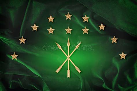 The Emblem of the Circassian Flag. Circassian Adyghe Flag. Stock Image - Image of travel, banner ...