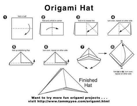 Are.na / origami-sailor-hat-hat-instructions-origami-embroidery-origami-how-to-make-an-origami ...