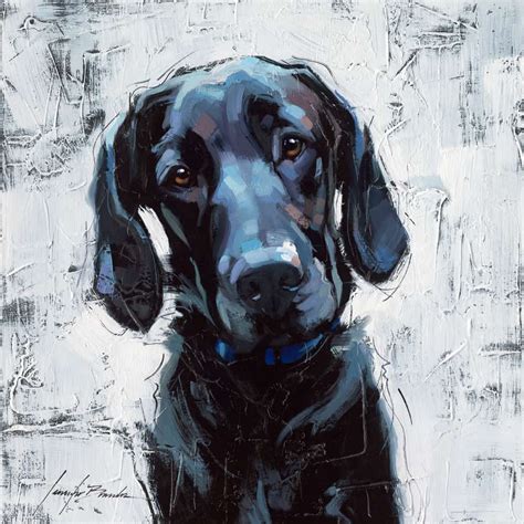 Black Labrador Retriever Art Print | Jen Brandon Studio