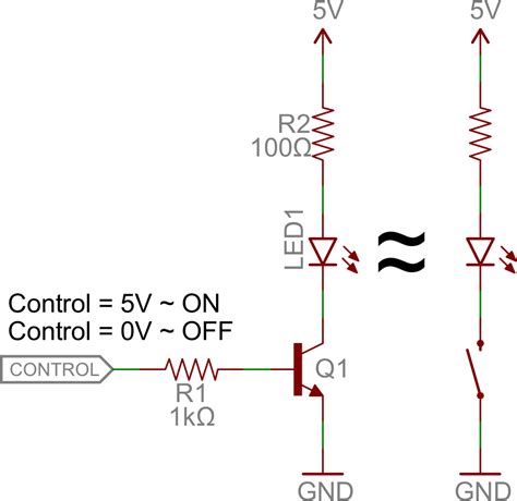 Pnp Transistor Switch Circuit Diagram