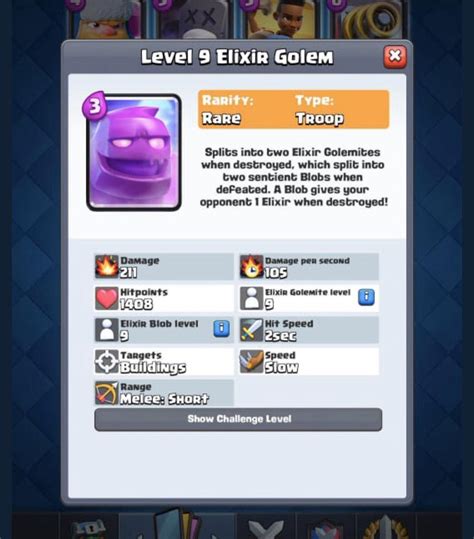 Clash Royale tips and tricks: How to use Elixir Golem effectively