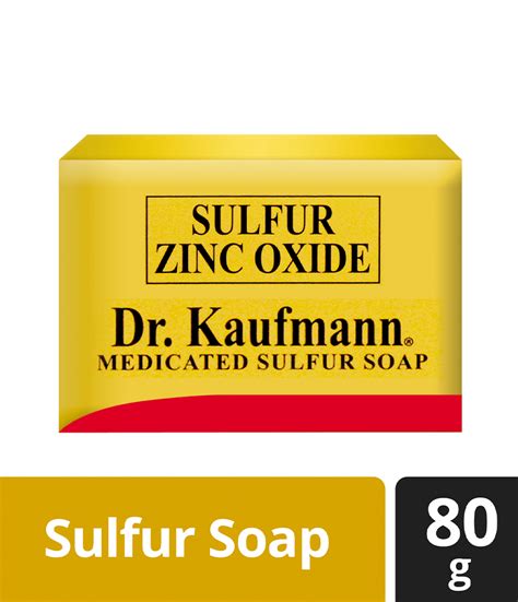 Dr. Kaufmann Medicated Sulfur Soap 80G - Rose Pharmacy Medicine Delivery