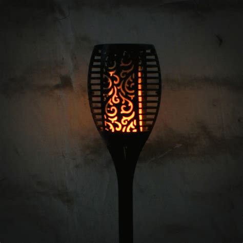 Solar Flame Flickering Lamp Torch | Solar lights, Solar wind chimes, Flame torches