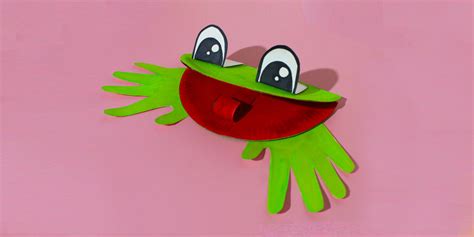 DIY Paper Plate Frog Puppet Step-by-Step Tutorial | Kids Art