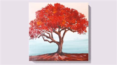 Easy Acrylic Painting Ideas Trees