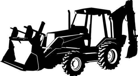 black and white backhoe clipart 20 free Cliparts | Download images on Clipground 2024