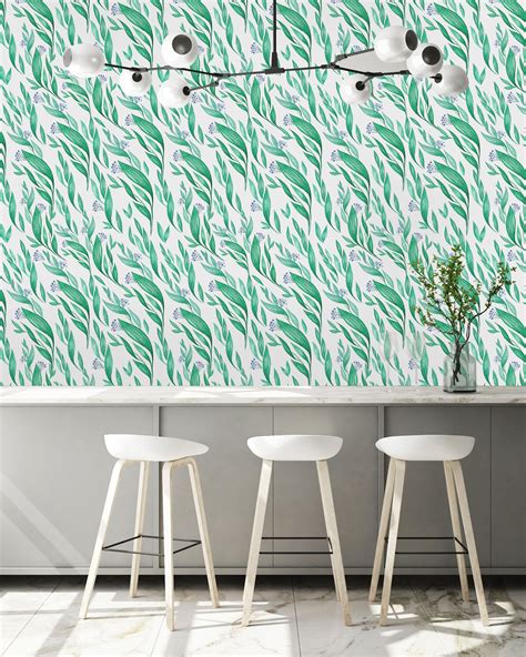 Botanical Leaves Wallpaper in 2022 | Leaf wallpaper, Vertical design, Wallpaper panels