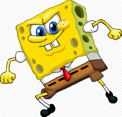 HD Spongebob Angry Looking Character Transparent PNG | Citypng