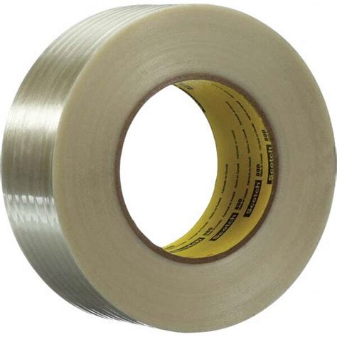 3M - Filament & Strapping Tape; Type: Filament Tape ; Color: Clear ; Width (mm): 36.00 ; Length ...