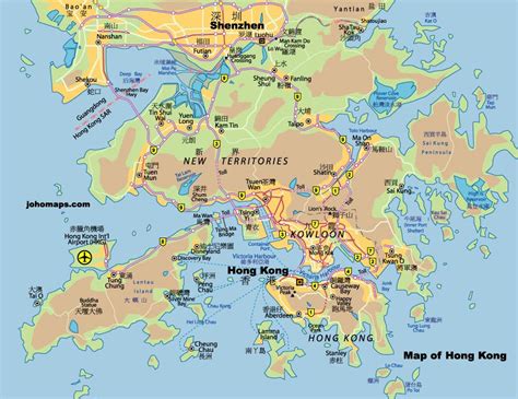 Map of Hong Kong - Free Printable Maps