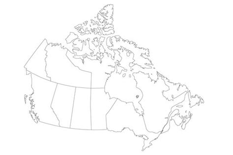 Canada Outline Map