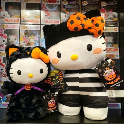 Hello Kitty | Holiday | Hello Kitty By Sanrio Black Cat Burglar Halloween Greeter Side Stepper ...