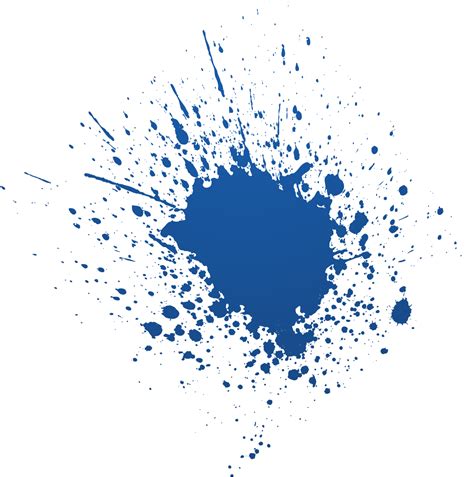 Color Ink Paint Blue - brushes png download - 1076*1083 - Free ...