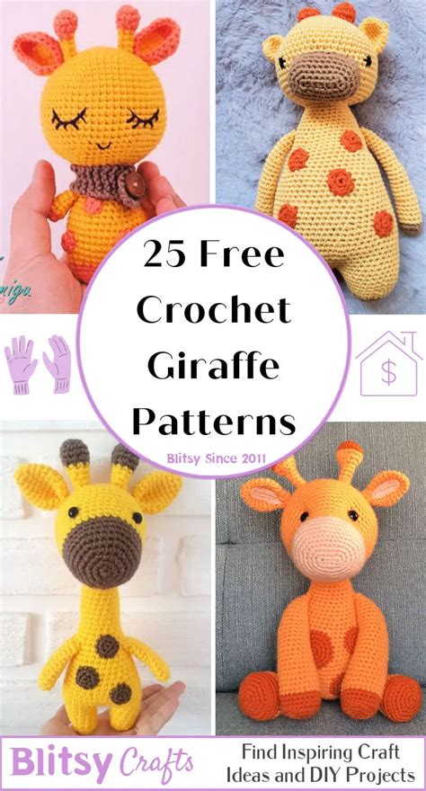 25 Free Crochet Giraffe Patterns (Amigurumi Pattern) - Blitsy