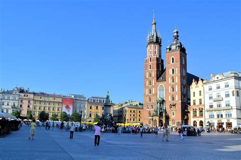 Main Market Square of Old Town in Kraków, Poland - Encircle Photos