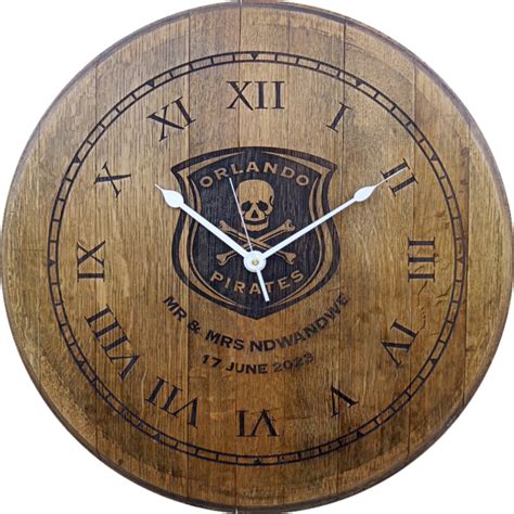 Wine Barrel Wall Clocks | Oak, wine barrel top, large clock, beautiful wood, high quality, large ...