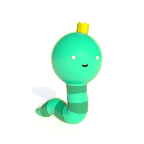 Adventure time worm 3D model - TurboSquid 1375701