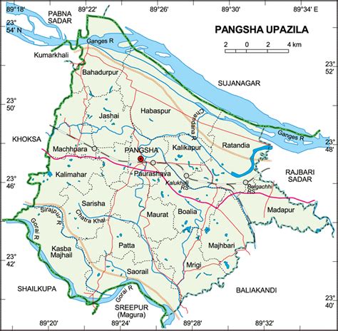 Mouza Map & 3 Detailed Maps of Pangsha Upazila, Rajbari, Bangladesh - Tourism Directory of ...