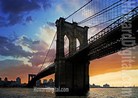 The Brooklyn Bridge Sunset - Photography - NYC - Howard Digital Photographer