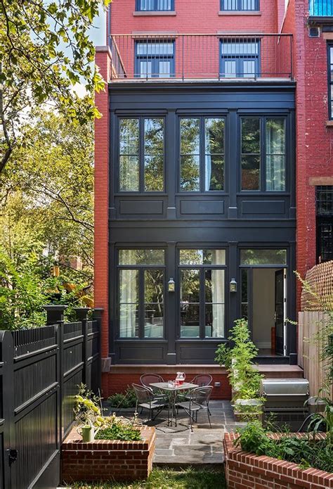 CWB Architects » JORALEMON TWIST Row House Exterior | House exterior, Townhouse exterior, Row house