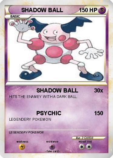 Pokémon SHADOW BALL 5 5 - SHADOW BALL - My Pokemon Card